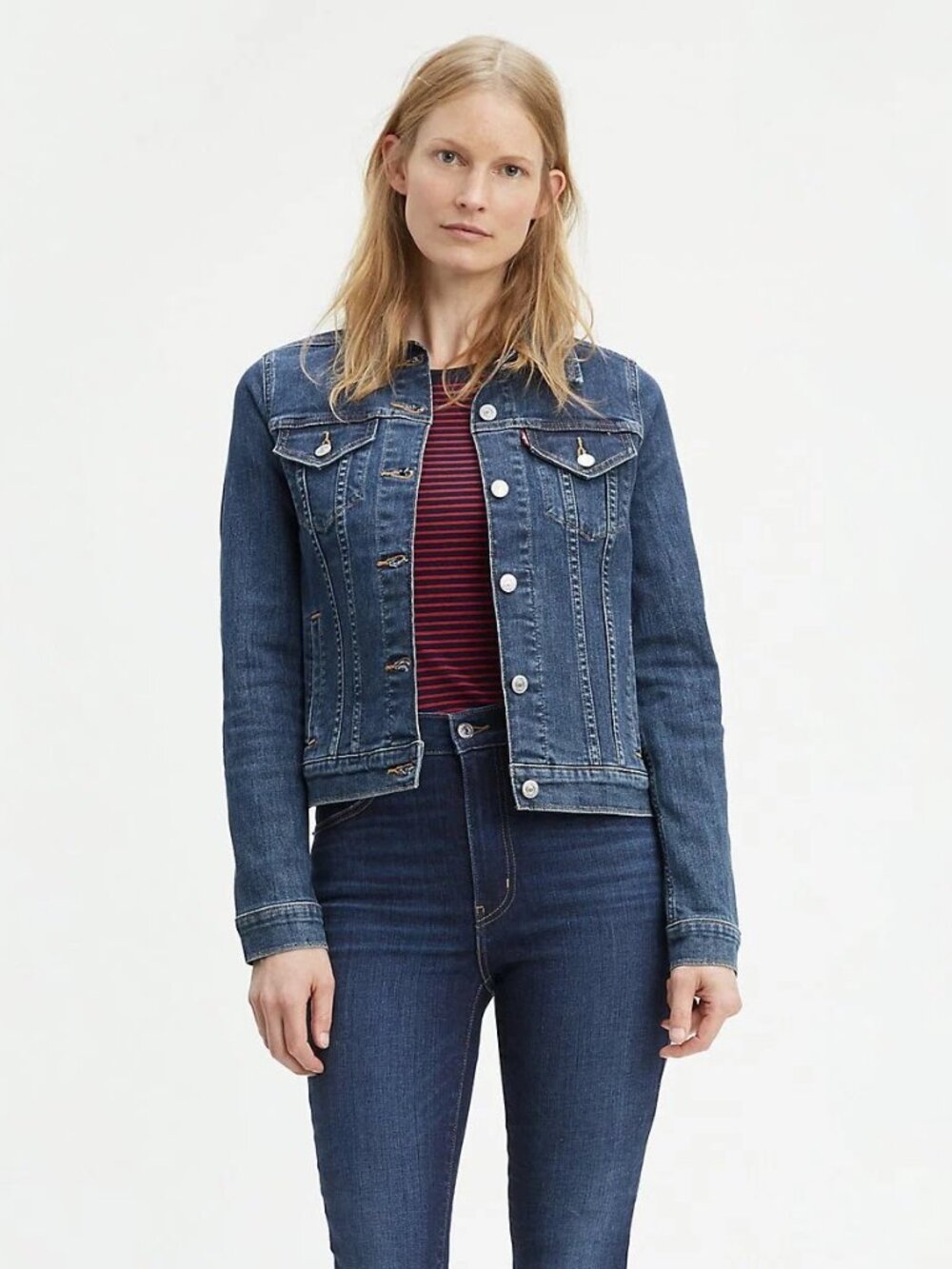Levi's Women's Original Trucker Jacket, Dark Wash